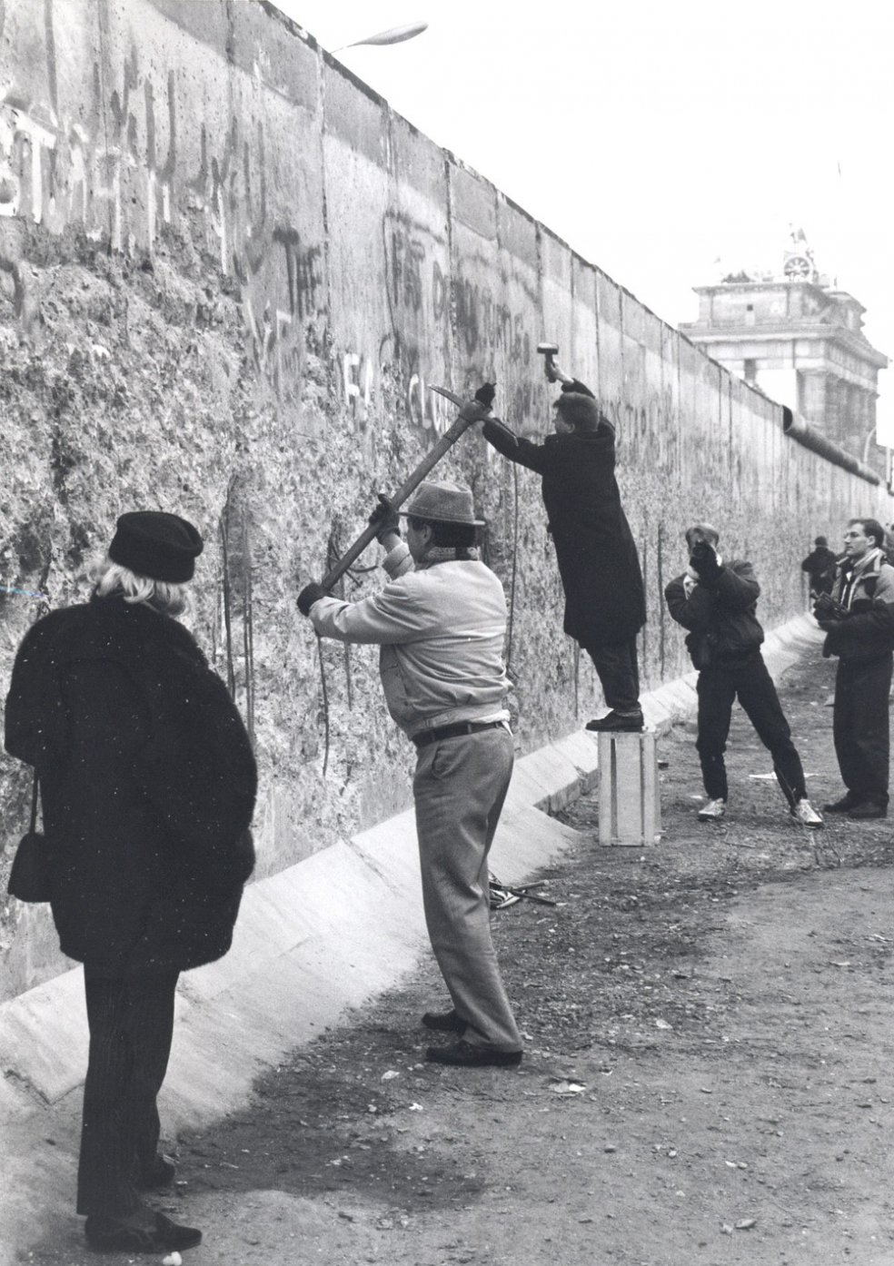 Берлин 1990 стена